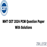 MHT CET 2024 PCM Question Paper PDF Download
